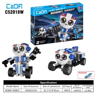 Bloky Bobby Robot 2v1 95el. EE