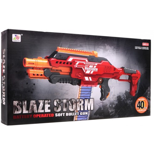 Strojní pistole Blaze Storm červená
