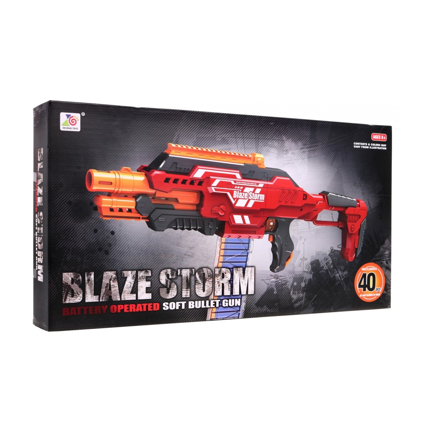 Strojní pistole Blaze Storm červená
