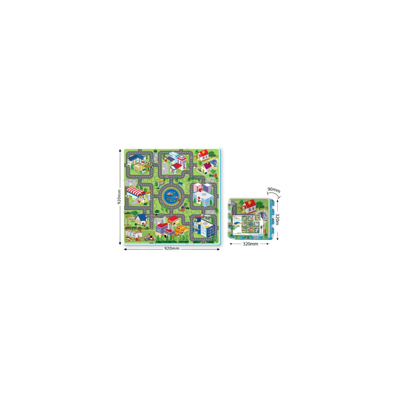 Podložka puzzle letiště