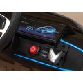 Autíčko BMW I4 na baterii pro děti Zlaté + Slow Start + EVA + Eco-kůže + Audio LED + Dálkové ovládání