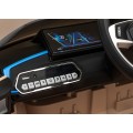 Autíčko BMW I4 na baterii pro děti Zlaté + Slow Start + EVA + Eco-kůže + Audio LED + Dálkové ovládání