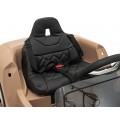 Autíčko BMW I4 na baterii pro děti Zlaté + Slow Start + EVA + Eco-kůže + Audio LED + Dálkové ovládání