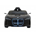 Autíčko BMW I4 na baterii pro děti černé + Slow Start + EVA + Eco-kůže + Audio LED + Dálkové ovládání