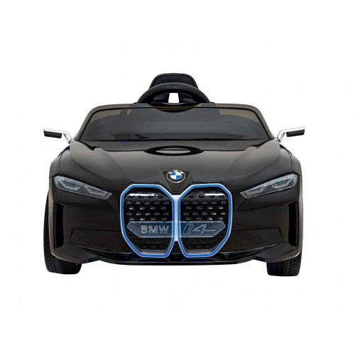 Autíčko BMW I4 na baterii pro děti černé + Slow Start + EVA + Eco-kůže + Audio LED + Dálkové ovládání