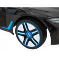 Autíčko BMW I4 na baterii pro děti černé + Slow Start + EVA + Eco-kůže + Audio LED + Dálkové ovládání