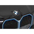 Autíčko BMW I4 na baterii pro děti černé + Slow Start + EVA + Eco-kůže + Audio LED + Dálkové ovládání