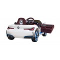 Autíčko BMW I4 na baterii pro děti Bílé + Pomalý start + EVA + Eko-kůže + Audio LED + Dálkové ovládání