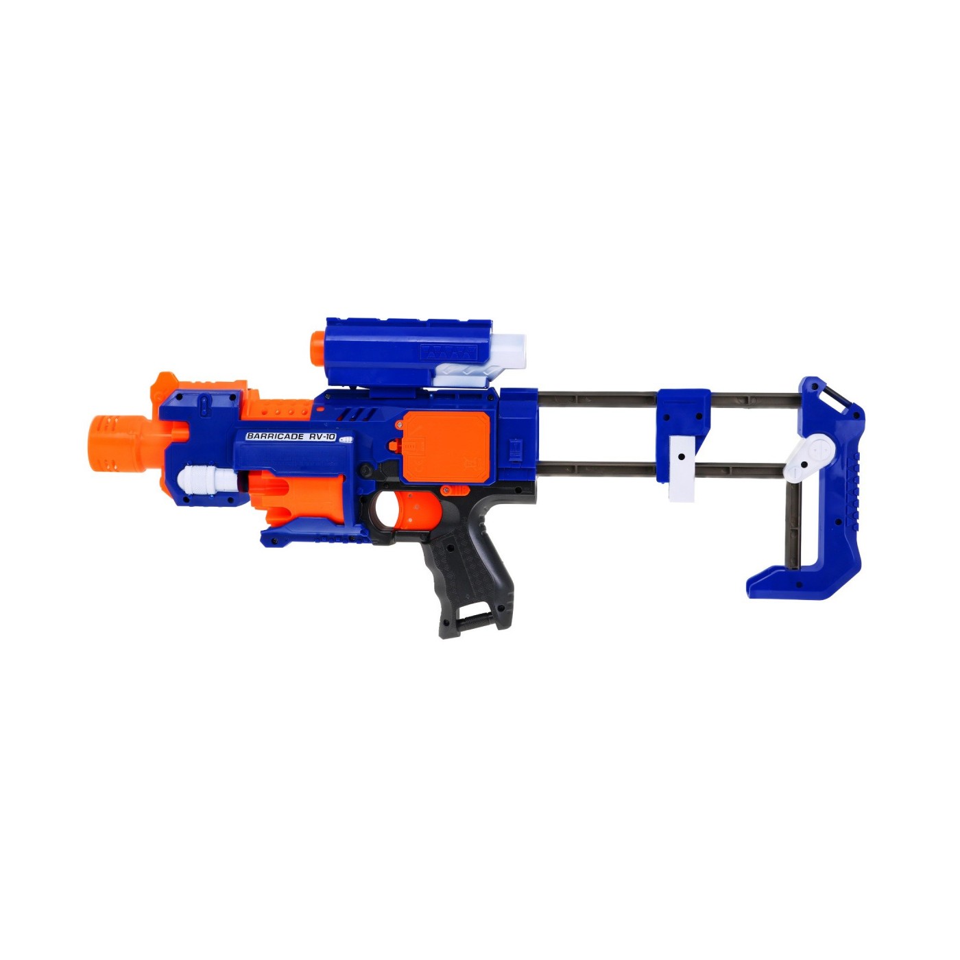 Dětská puška 8 Blaze Storm 20 pěnových kuliček Laser Sight Flask