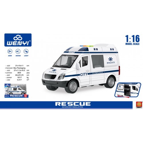 Policja 1:16 + Dzwieki i Swiatlo