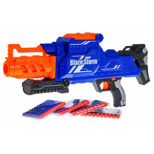 Dětská automatická puška 8+ Blaze Storm + 40 dlouhých pěnových kuliček