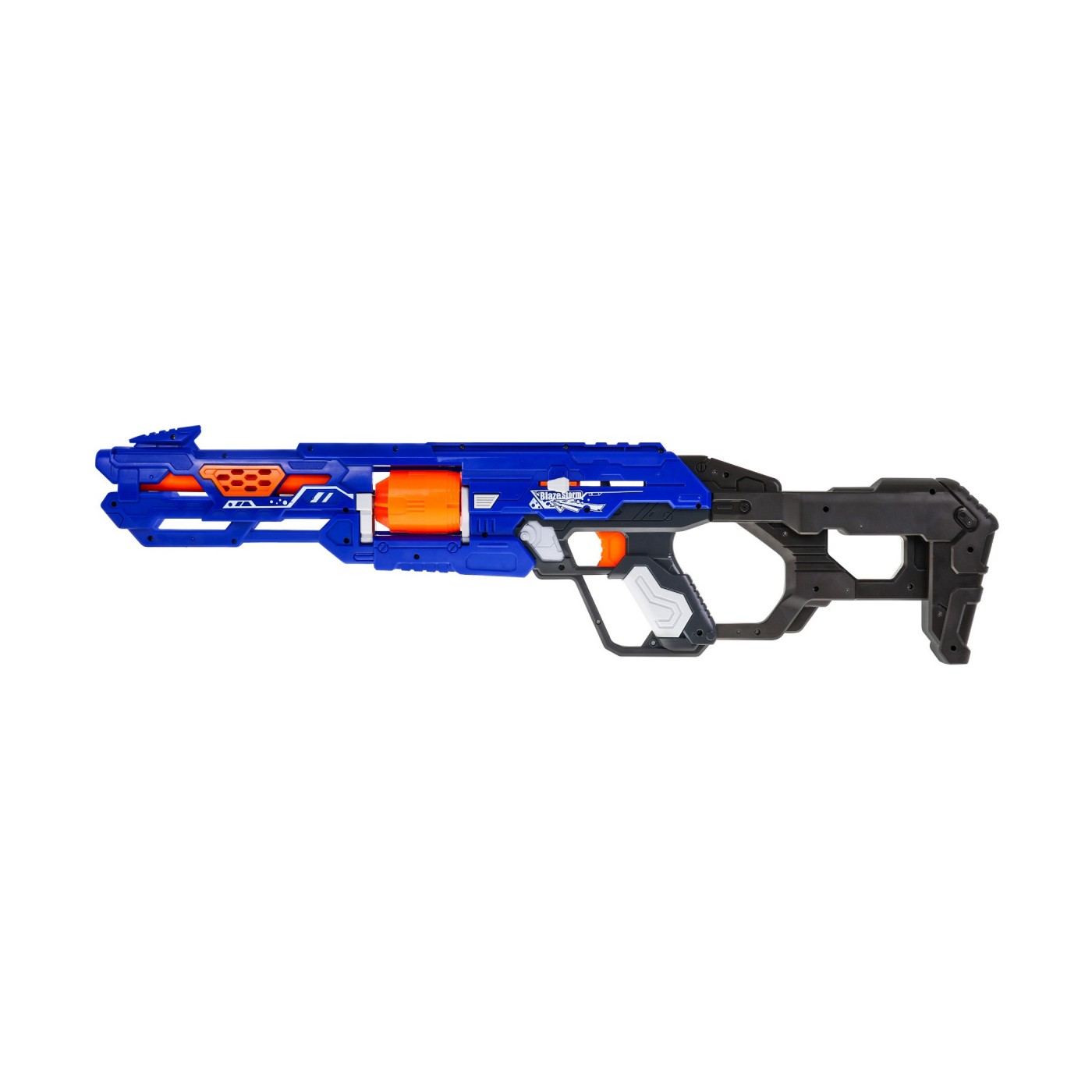 Dětská ruční puška 8+ mechanismus na zip Blaze Storm + 20 dlouhých pěnových kuliček