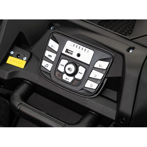 Buggy ATV Strong Racing pro 2 děti Zelená bezkartáčová motorová nafouknutá kola Audio LED
