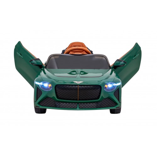 Autíčko Bentley pro děti na baterii Zelené + Dálkové ovládání + EVA + Pomalý start + Audio LED