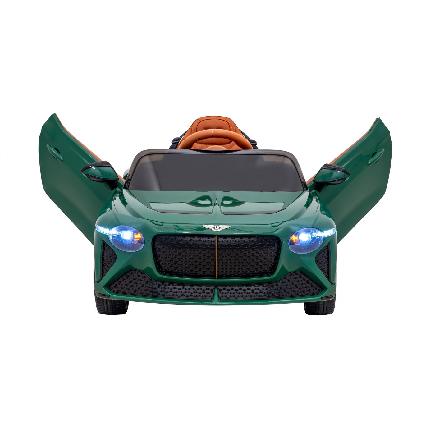 Autíčko Bentley pro děti na baterii Zelené + Dálkové ovládání + EVA + Pomalý start + Audio LED