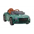 Autíčko Bentley pro děti na baterii Zelené + Dálkové ovládání + EVA + Pomalý start + Audio LED