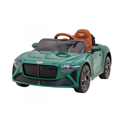 Autíčko Bentley pro děti na baterii Zelené + Dálkové ovládání + EVA + Pomalý start + Audio LED
