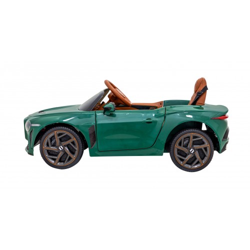 Autíčko Bentley pro děti na baterii Zelené + Dálkové ovládání + EVA + Pomalý start + Audio LED