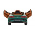 Autíčko Bentley pro děti na baterii Zelené + Dálkové ovládání + EVA + Pomalý start + Audio LED