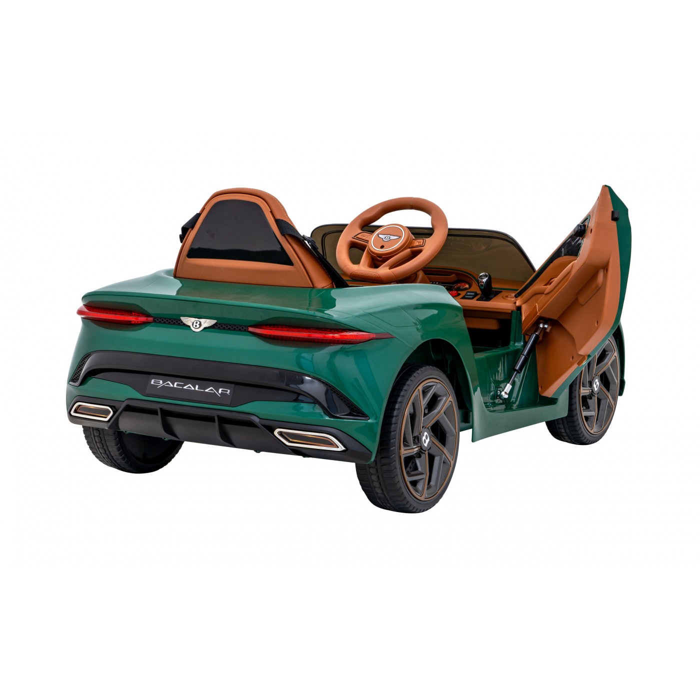 Autíčko Bentley pro děti na baterii Zelené + Dálkové ovládání + EVA + Pomalý start + Audio LED
