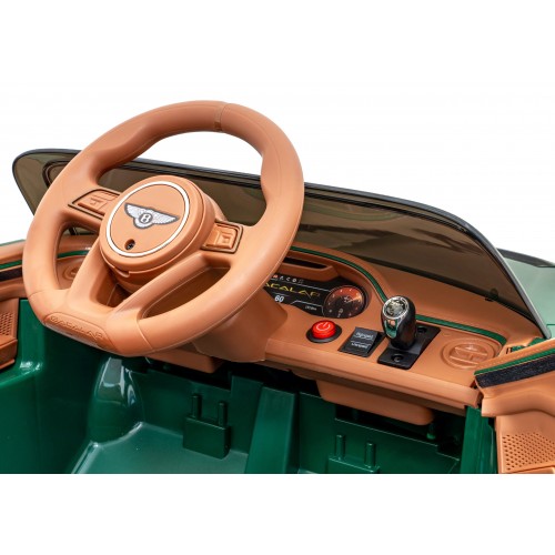 Autíčko Bentley pro děti na baterii Zelené + Dálkové ovládání + EVA + Pomalý start + Audio LED