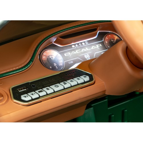 Autíčko Bentley pro děti na baterii Zelené + Dálkové ovládání + EVA + Pomalý start + Audio LED