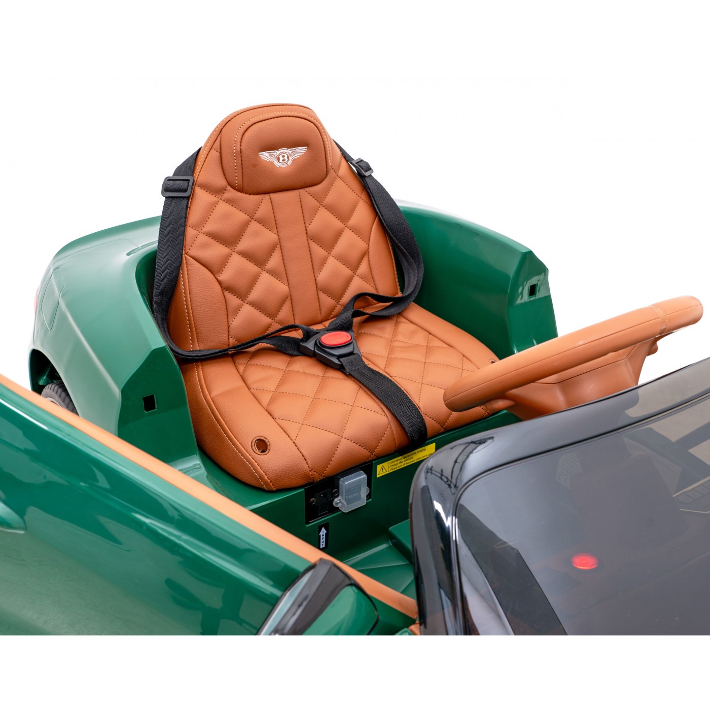 Autíčko Bentley pro děti na baterii Zelené + Dálkové ovládání + EVA + Pomalý start + Audio LED