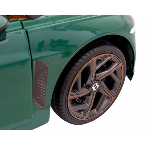 Autíčko Bentley pro děti na baterii Zelené + Dálkové ovládání + EVA + Pomalý start + Audio LED