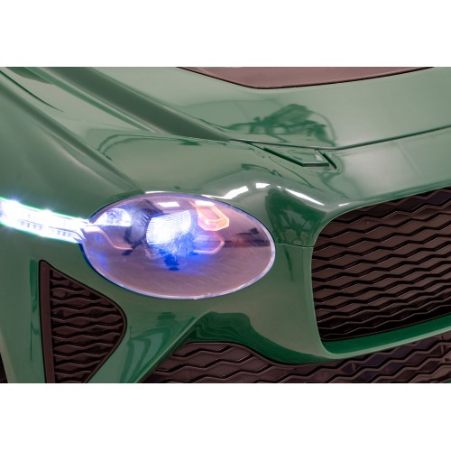 Autíčko Bentley pro děti na baterii Zelené + Dálkové ovládání + EVA + Pomalý start + Audio LED