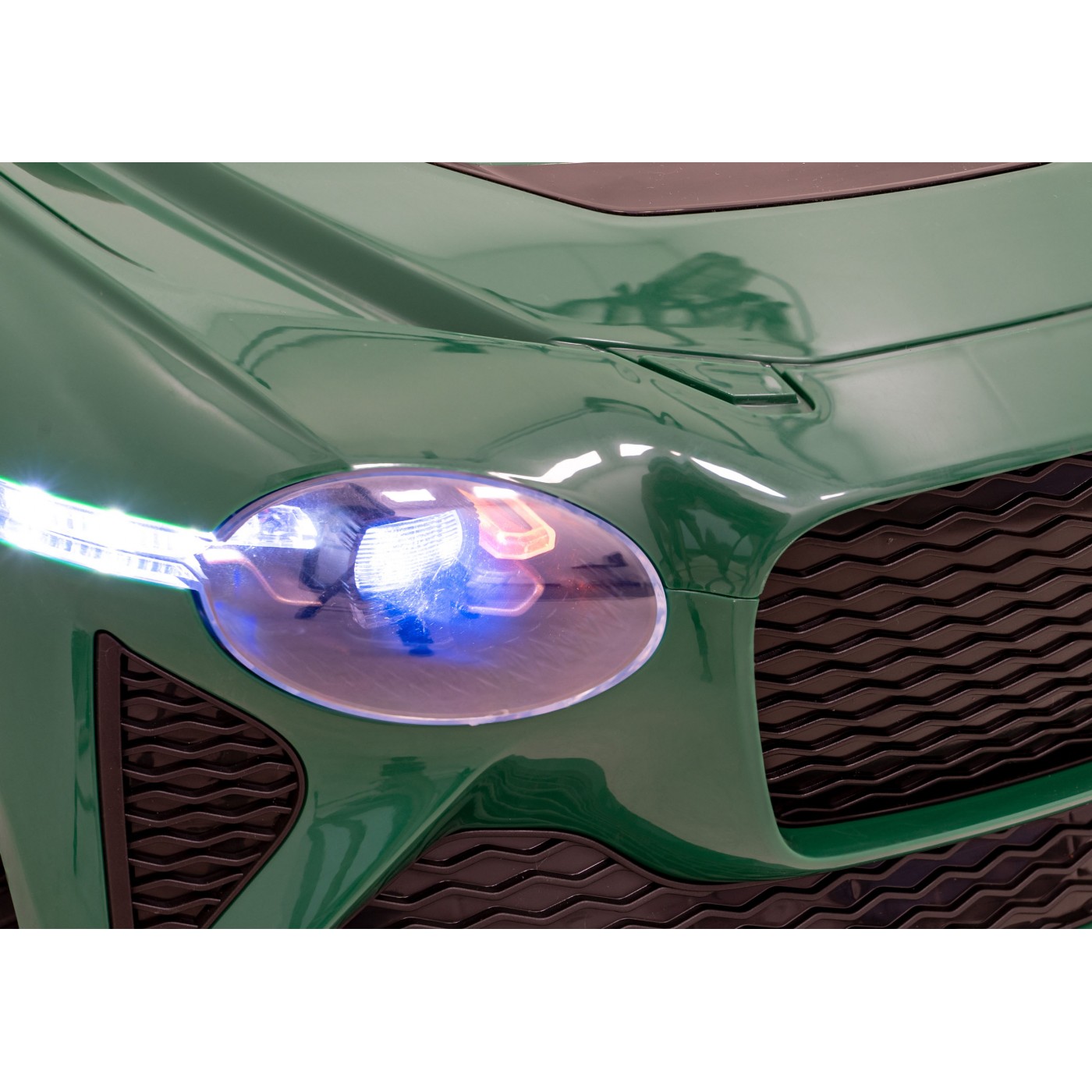 Autíčko Bentley pro děti na baterii Zelené + Dálkové ovládání + EVA + Pomalý start + Audio LED