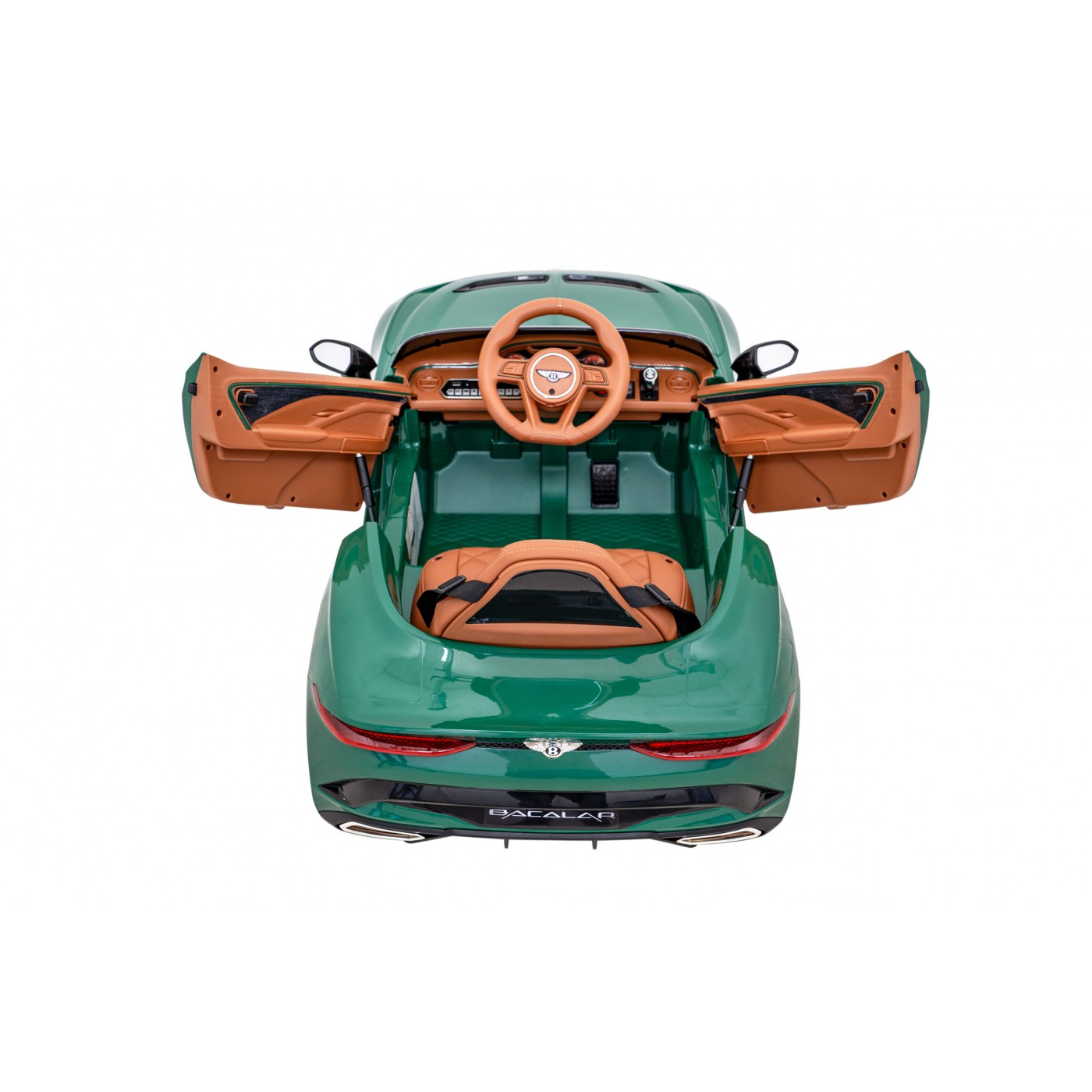 Autíčko Bentley pro děti na baterii Zelené + Dálkové ovládání + EVA + Pomalý start + Audio LED