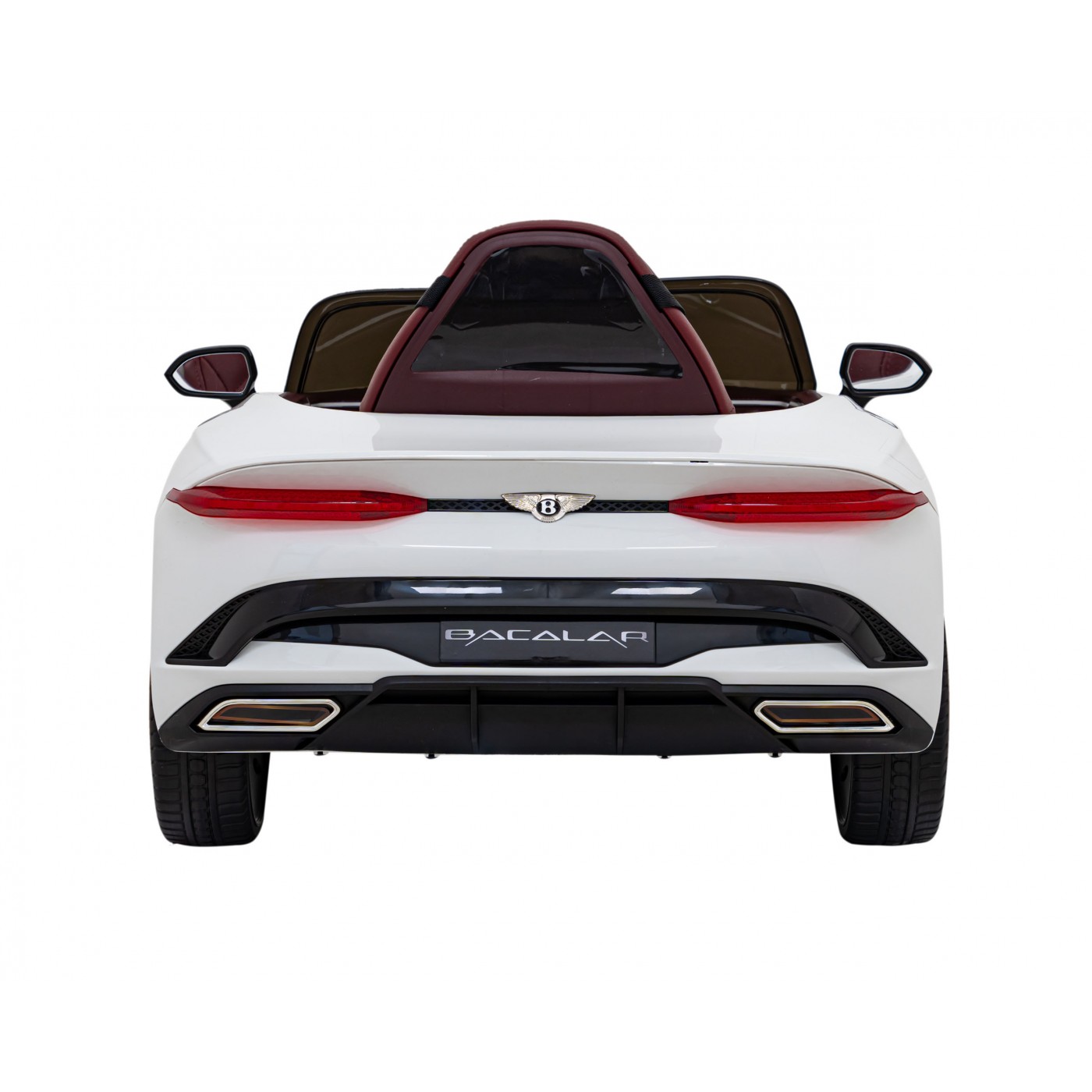 AutíčkoBentley pro děti na baterii Bílé + Dálkové ovládání + EVA + Pomalý start + Audio LED