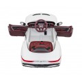 AutíčkoBentley pro děti na baterii Bílé + Dálkové ovládání + EVA + Pomalý start + Audio LED