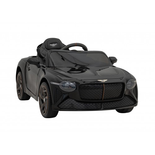 Autíčko Bentley Bacalar pro děti baterie černé + dálkové ovládání + EVA + pomalý start + audio LED