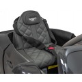 Autíčko Bentley Bacalar pro děti baterie černé + dálkové ovládání + EVA + pomalý start + audio LED