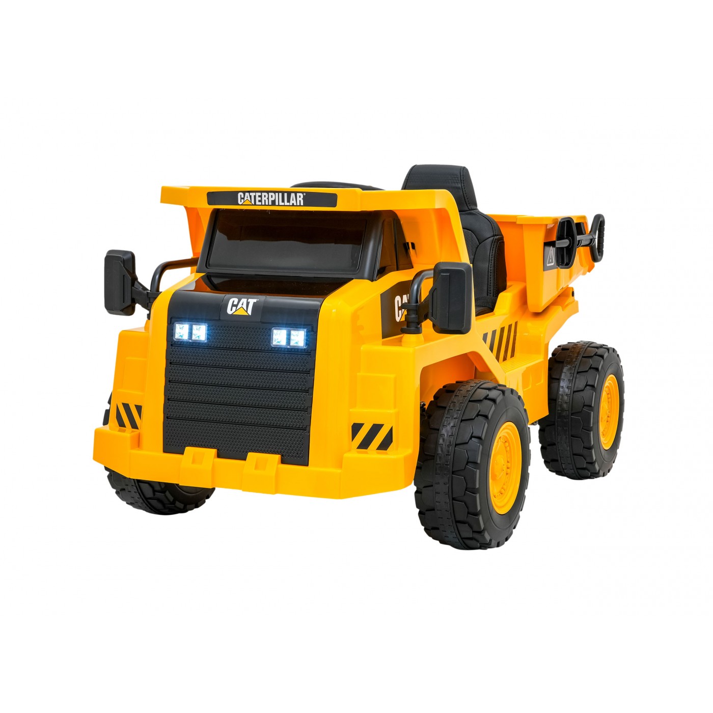 Žlutý sklápěč Caterpillar žlutý