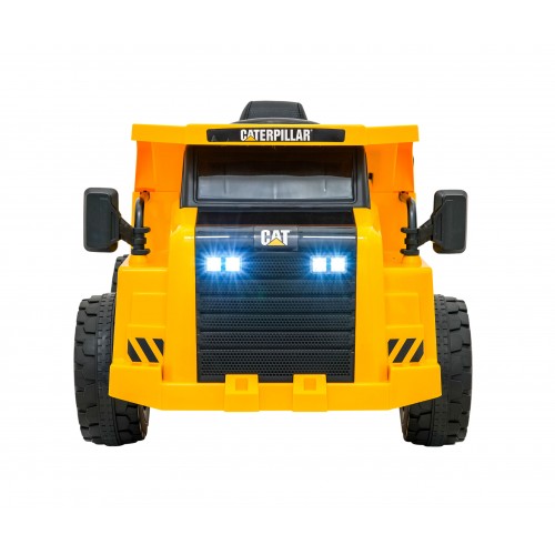 Žlutý sklápěč Caterpillar žlutý