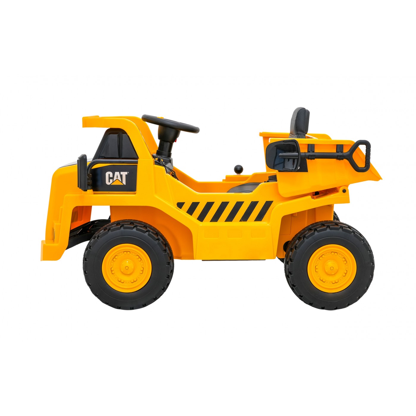 Žlutý sklápěč Caterpillar žlutý
