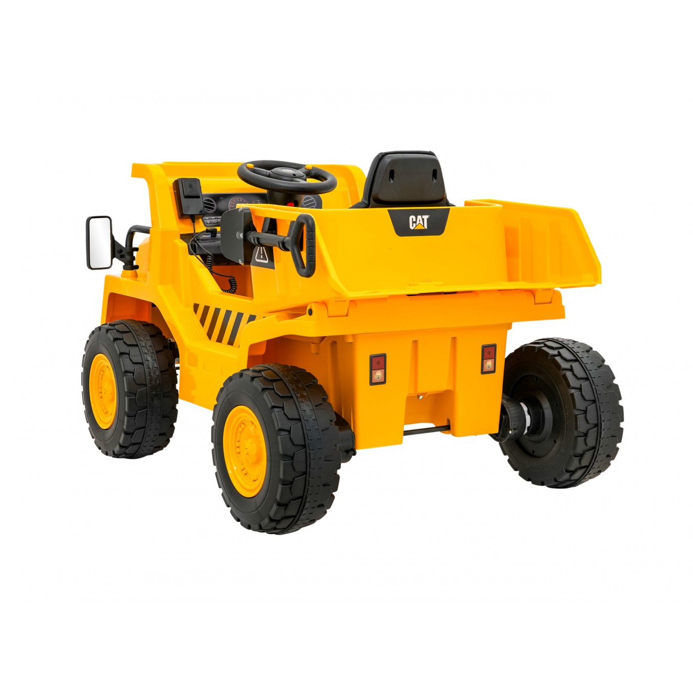 Žlutý sklápěč Caterpillar žlutý