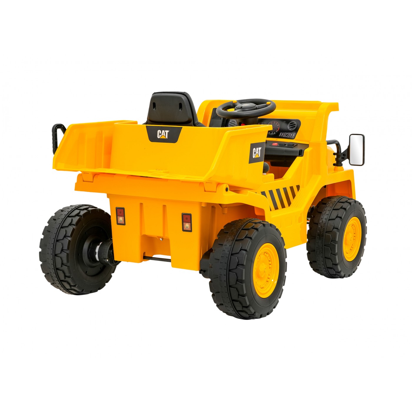 Žlutý sklápěč Caterpillar žlutý