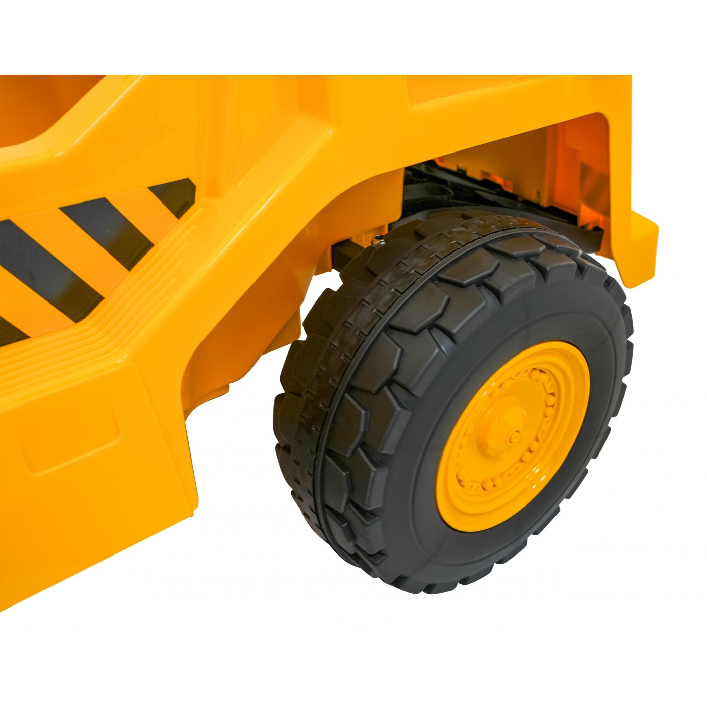 Žlutý sklápěč Caterpillar žlutý