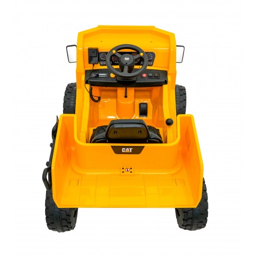Žlutý sklápěč Caterpillar žlutý