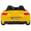Perfecta Auto dla 2 dzieci Zólta + Pompowane kola + Silnik bezszczotkowy + MP3 LED + Wolny Start