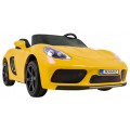 Perfecta Auto dla 2 dzieci Zólta + Pompowane kola + Silnik bezszczotkowy + MP3 LED + Wolny Start