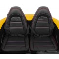 Perfecta Auto dla 2 dzieci Zólta + Pompowane kola + Silnik bezszczotkowy + MP3 LED + Wolny Start