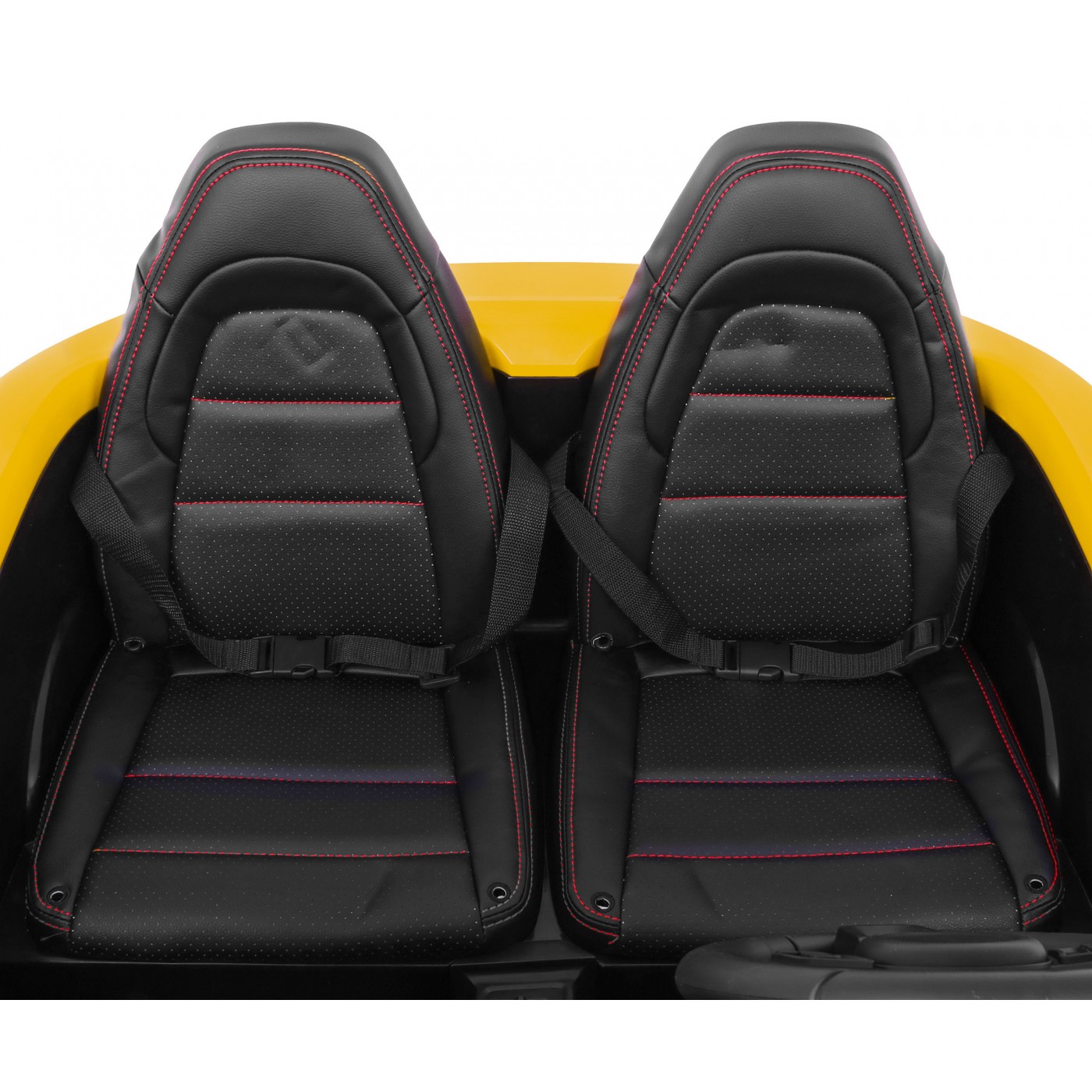 Perfecta Auto dla 2 dzieci Zólta + Pompowane kola + Silnik bezszczotkowy + MP3 LED + Wolny Start