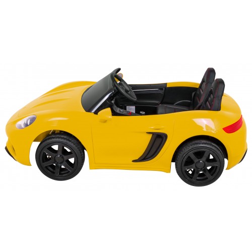 Perfecta Auto dla 2 dzieci Zólta + Pompowane kola + Silnik bezszczotkowy + MP3 LED + Wolny Start