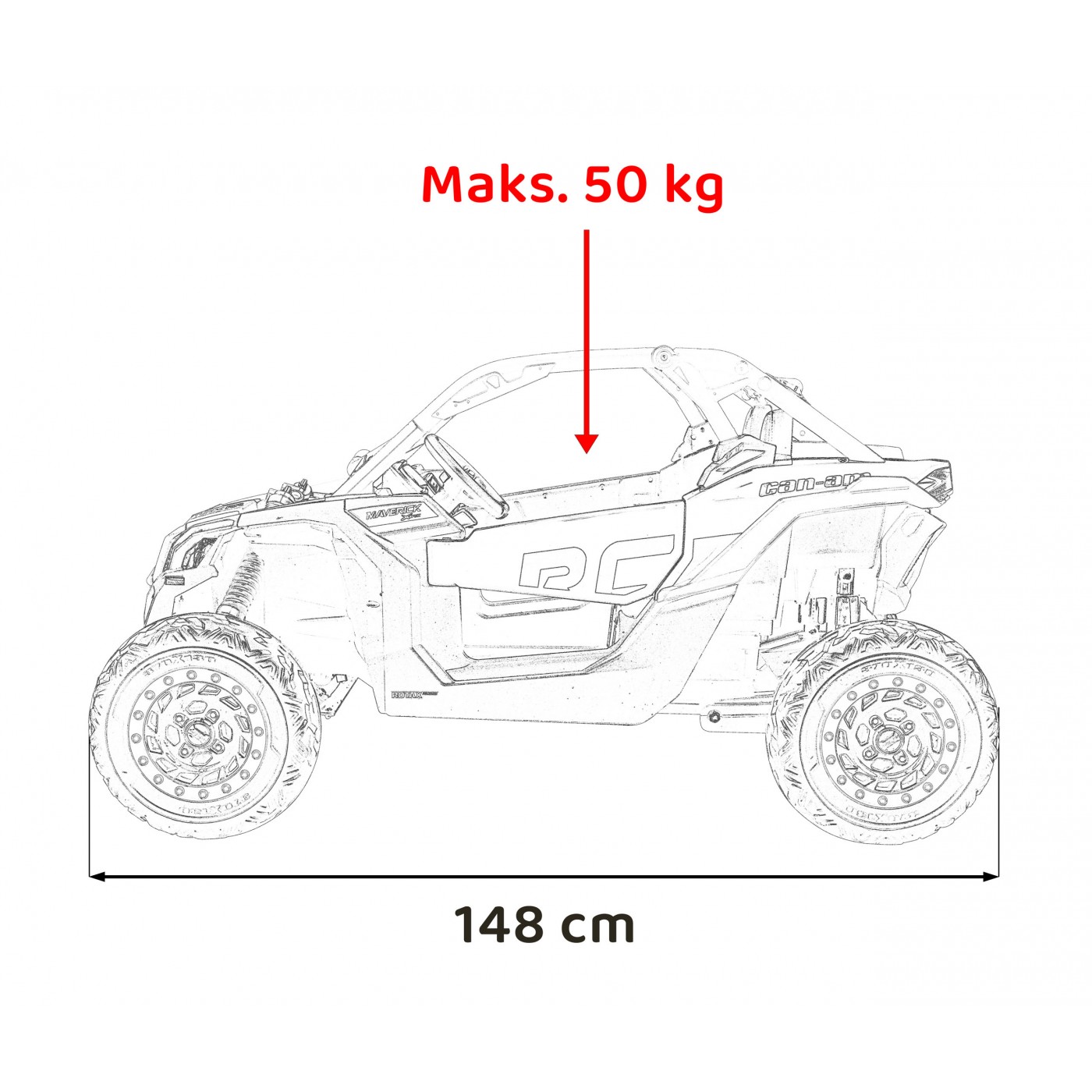 Buggy Maverick Turbo RR modrý