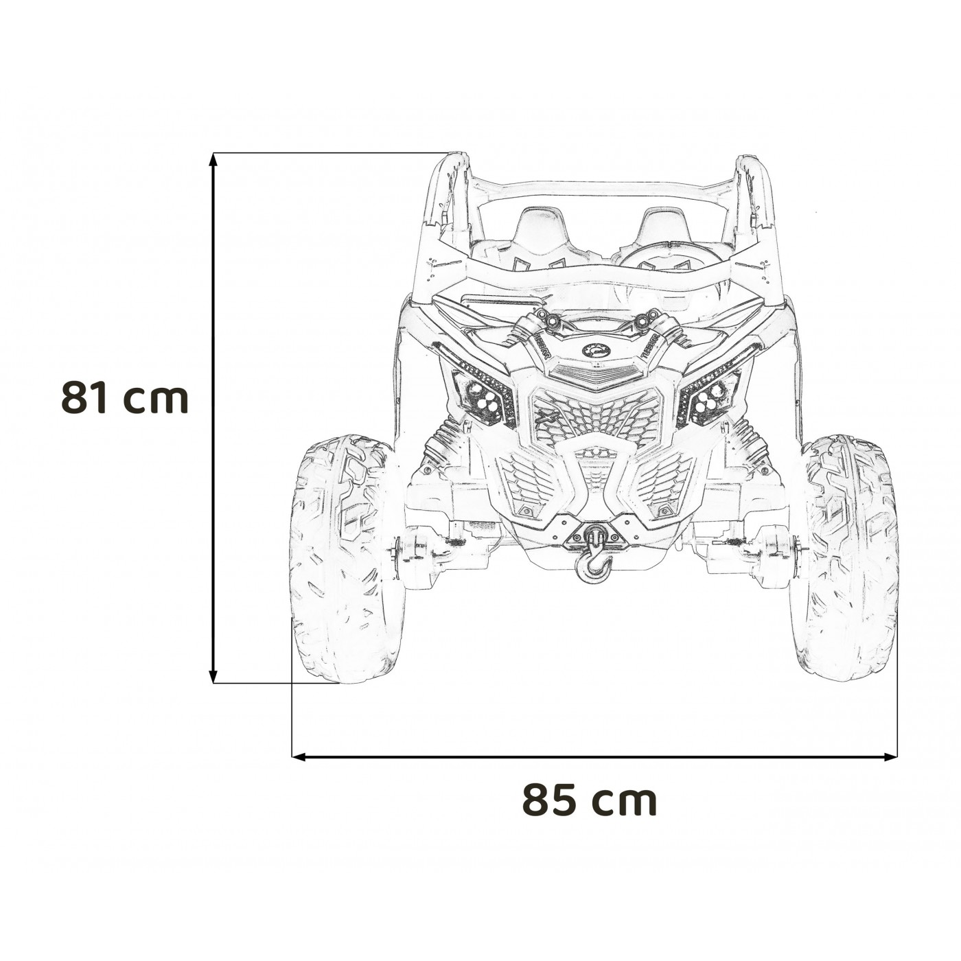 Buggy Maverick Turbo RR modrý