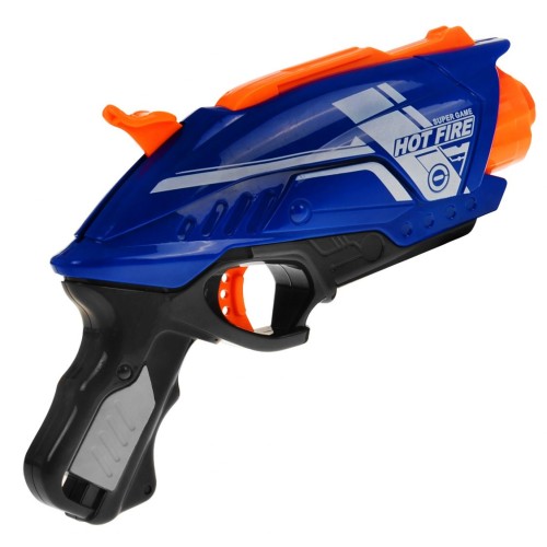 Ruční dětská pistole 6+ mechanismus pružiny Blaze Storm + 20 dlouhých pěnových kuliček